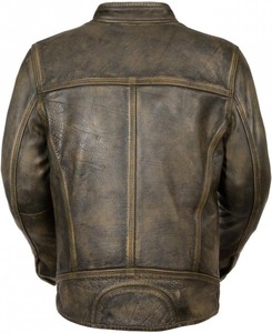 Modern Men Leather Jacket with Clean Design and Comfortable Inner Feel - Product Image 5