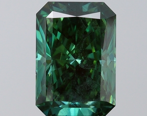 Diamant de laboratoire de 5,02 carats, taille radiant, vert vif fantaisie, VS1, certifié IGI, diamant CVD en vrac, vente en gros pour la fabrication de bijoux - Product Image 1