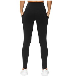 Pantalones de Yoga Gruesos de Cintura Alta, Impermeables, Reversibles y Transpirables con Bolsillos, Control de Abdomen, Leggings Deportivos para Mujer - Product Image 2