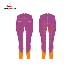 Pantalones de equitación de silicona para mujer, leggings de entrenamiento para montar a caballo con agarre completo - Product Image 1