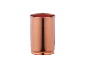 Verre à eau en cuivre finition brillante 275 ml – Vaisselle et articles de service en cuivre, idéal pour l'eau, option cadeau parfaite - Product Image 5