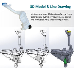 Nouveau essuie-glace de lave-glace de pièces automobiles fabriqué à Taiwan en matière plastique durable - Product Image 4