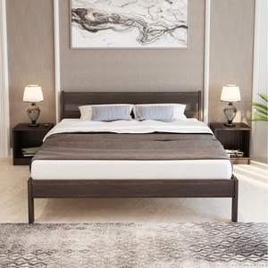 Cama Queen Size Roverb DIY de Madera Sólida con Diseño Minimalista de Plataforma - Product Image 6