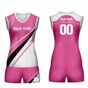 Uniformes de voleibol personalizados premium para jóvenes en negro y rojo, último estilo, conjuntos impresos con colores vibrantes y duraderos. - Product Image 6