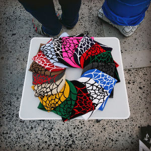 Wholesale Latest New Fashion Design Y2K Acrylic Custom Logo Made Best Design Beanie All Over Print Jacquard Knit Beanie Hat - Product Image 2