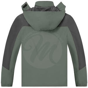 Chaqueta de lluvia para hombre hecha a medida, mejor precio, chaqueta de lluvia de nailon y poliéster para venta en línea - Product Image 2