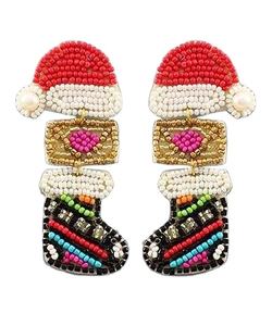 Embroidery <b>Earrings</b> <b>Handmade</b> Beaded Embroidery <b>Earrings</b> for Women party wear <b>earrings</b> by MD HANDICRAFTS - Product Image 1