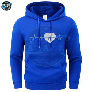 Nouveauté : Sweats à capuche pour hommes entièrement personnalisables, sérigraphiés, confortables, en mélange de coton, style basique, en vente - Product Image 5