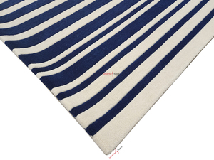 Tapis mural doux abstrait de qualité supérieure tapis à poils hauts touffeté à la main laine et coton le plus doux - Product Image 3