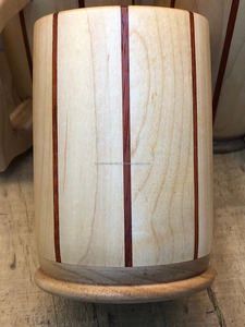 High Demand <b>Wooden</b> Rustic Beer Mug Real Oak Eco-friendly Wood Stainless Steel <b>Cup</b> Wood - Product Image 5