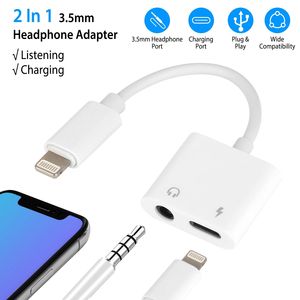 Adattatore Dongle Audio 2-in-1 da 3,5mm con Caricatore e Splitter per Cuffie per iPhone 13/13Pro/SE/12/12 Mini/12 Pro/12 Pro Max/iPad - Product Image 2