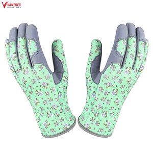 Customized Safety Gardening Gloves Black Yellow Ultra Comfort Gardening Gloves Palm Work Gardening Carpenter <b>Plumber</b> Gardening - Product Image 2