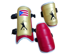 Equipo de Protección de Béisbol Personalizado, Protector de Espinilla Universal para Adultos, Diseño Personalizado con la Bandera de Puerto Rico, Equipo de Béisbol para Adultos - Product Image 1