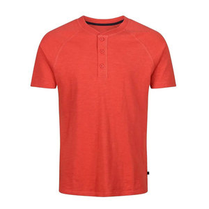 High Quality Unisex Henley T <b>Shirt</b> Plus Size Canvas <b>Short</b> <b>Sleeve</b> <b>Grandad</b> Neck Casual Summer Tops Premium Cotton Breathable Light - Product Image 3