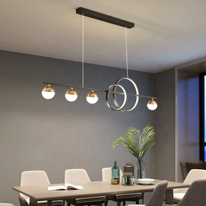 Sunsir SKD Modern Deco Design Lustres à LED et lampes suspendues Plafonniers en acrylique avec métal et aluminium Style moderne unique - Product Image 2