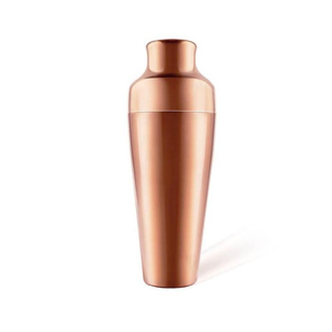 Wholesale Modern Copper Plated Cocktail Shaker Metal <b>Bar</b> <b>Tool</b> with Built in Strainer Durable Design for <b>Bar</b> Use - Product Image 1