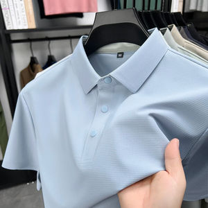 Men's Golf Polo <b>Shirt</b> Men's Anti-Wrinkle Knitted for <b>Shirt</b> 100% Cotton Short Sleeve Best Quality Men's <b>Long</b>-sleeved Polo <b>Shirt</b> - Product Image 5