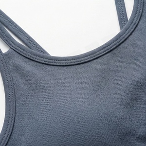 Vêtements de fitness, vêtements de yoga pour femmes, ensemble de 2 pièces pour la salle de sport en plein air, soutien-gorge de sport, leggings, impression personnalisée, tissu extensible en polyester - Product Image 4