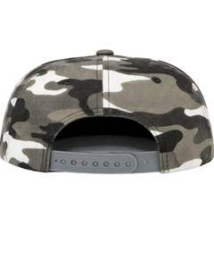 Gorra Snapback Personalizada con Visera Plana, Camuflaje Gris y Blanco, Ajustable, de Algodón, Estilo Béisbol, Unisex, Moda Urbana Casual, Venta al Por Mayor - Product Image 2