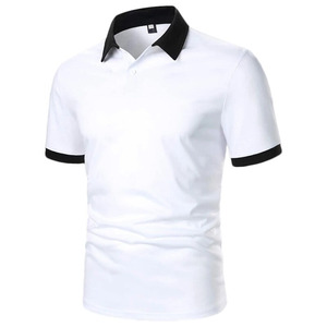 เสื้อโปโลผู้ชายสไตล์คนเมือง แขนสั้น ใส่สบายๆ ในฤดูร้อน เสื้อโปโลแนวสตรีทแวร์ ผ้าระบายอากาศได้ดี สำหรับแฟชั่นทันสมัยและการใช้งานในชีวิตประจำวัน - Product Image 4