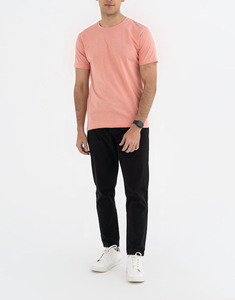 เสื้อยืดโอเวอร์ไซส์สีพื้นเรียบง่าย สไตล์สตรีทแวร์ ผ้าคอตตอนผสมสแปนเด็กซ์ 100% เนื้อนุ่ม หนัก 280 230 กรัม  แบบยูนิเซ็กส์ - Product Image 2