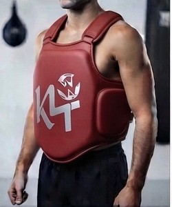 Protector de Pecho Unisex para Adultos, para Muay Thai, Taekwondo, Kickboxing, Entrenamiento, PVC, Cuero PU, Protector Corporal, Logotipo Personalizado, Todos los Colores, Venta al Por Mayor - Product Image 5