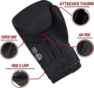 Gants de boxe personnalisables Mytra Fusion pour enfants, en cuir PU, mousse EVA, équipement de protection pour l'entraînement MMA, Muay Thai, arts martiaux - Product Image 4