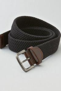 Ceinture en toile tendance avec sangle en cuir et boucle en métal de Divine International - Product Image 2