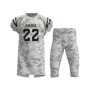 Uniforme de Fútbol Americano Personalizado, Conjunto Completo de Camiseta y Pantalones, Ropa Deportiva Personalizada para Equipos, para Hombres, Jóvenes y Adultos - Product Image 4