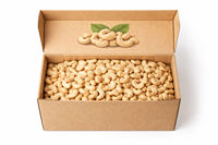 Boîte d'emballage personnalisée en carton ondulé brun pour aliments, gaufrée, écologique, rigide, pour fruits de mer congelés et aliments pour animaux, transport alimentaire