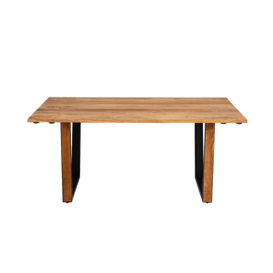 Table à manger en bois d'acacia Vandana Nimbus Pebble - Product Image 2