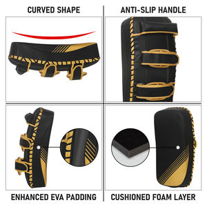 HOMIZON ENTERPRISES OEM ODM Almohadillas de Muay Thai Personalizadas, Almohadillas de Boxeo para Entrenamiento, Almohadillas de Enfoque, Material de Cuero PU Ecológico - Product Image 5
