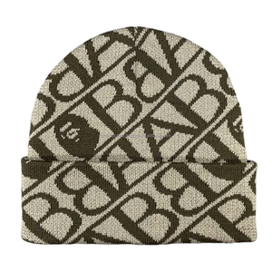 Sur l'ensemble des bonnets à motif jacquard logo personnalisé - Product Image 1