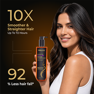 Acondicionador Reparador de Cabello con Keratina SONAMA Naturals 200ml, Reparación de Daños con Aceite de Coco, Aceite de Argán y Extracto de Té Verde - Product Image 3