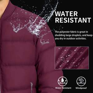 Good Quality Manufacturer Stand Collar Puffer <b>Jacket</b> OEM ODM Service Long Sleeves Best Price Outdoor Winter Collection Front - Product Image 3