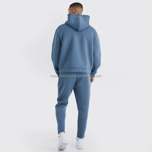Chándal Deportivo de Manga Larga con Cremallera para Hombre, con Logotipo Personalizado Mono Riders, 100% Poliéster, Diseño 2 en 1, para Correr en Invierno, Venta al Por Mayor - Product Image 2