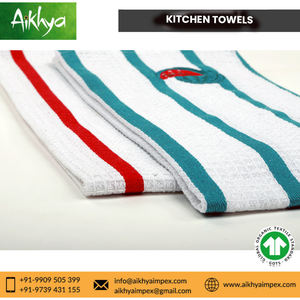 Paños de Cocina de Algodón con Tejido Waffle, Suaves, Absorbentes y de Secado Rápido para la Limpieza Diaria - Product Image 4