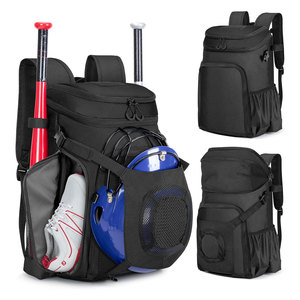Bolsa de Béisbol, Mochila de Softbol para Jóvenes y Adultos, Bolsa para Equipo de Bateo con Soportes para Bate y Casco, Compartimento para Zapatos, Gran Capacidad - Product Image 1