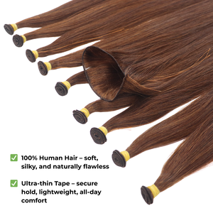 ผมต่อแบบรัสเซียสำหรับต่อผมมนุษย์ผมเรมี่อินฟินิตี้เรมี่100% แบบผูกสองชั้น - Product Image 4