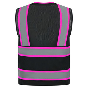Gilet de sécurité pour homme 2026 avec multiples poches de rangement pour stylos et bouteilles, confort maximal, ajustable, service OEM - Product Image 2