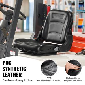 Sedile Universale per Carrello Elevatore con Angolo Regolabile, Microinterruttore, Sedile Pieghevole per Trattore, Slot Esteso da 6.3 a 13.4 Pollici, Comfort, Nuovo - Product Image 5