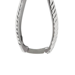 Cortaúñas de Acero Inoxidable AQDAS INDUSTRIES con Apertura de Mandíbula Ancha, Cuchilla Plana y Recta, Punta Afilada, Herramienta Profesional para Manicura - Product Image 3