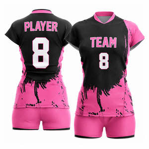 Conjunto de Shorts y Camiseta de Voleibol Sublimados Personalizados para Mujer, Alta Calidad, Transpirables, de Secado Rápido, Poliéster 320g, Cintura Elástica, Personalización para Equipos - Product Image 6
