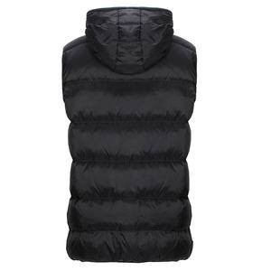 Chaleco acolchado empacable resistente al agua transpirable ligero para hombre Essentials, chaleco con capucha de bloque de Color, chaqueta de invierno sin mangas - Product Image 2