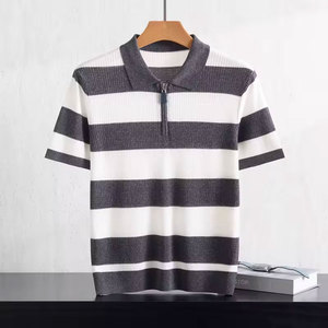Camiseta de golf y tenis para mujer con cuello en V, dobladillo curvo, transpirable, que absorbe la humedad, con abertura lateral, de tela de algodón y bambú, protección solar - Product Image 2