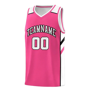 Maillots de basket-ball personnalisés pour toutes les équipes, haute qualité, manches courtes, 100% polyester, techniques d'impression spéciales, adultes - Product Image 2