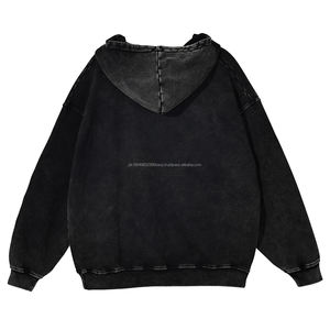 Fabricante de Sudaderas Vintage con Efecto Desgastado, Estilo Urbano Retro para Primavera, Sudadera con Lavado Ácido Personalizada para Uso Diario - Product Image 2