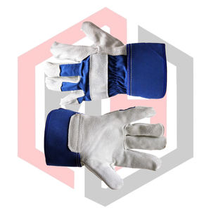 ถุงมือช่างซ่อมบำรุงเสริมความแข็งแรง หนังแท้ ทนทานต่อการฉีกขาด ระบายอากาศได้ดี ป้องกันไฟฟ้าสถิต ปราศจากซิลิโคน ปราศจากแป้ง ป้องกันแรงกระแทก ถุงมือกันไฟ - Product Image 6