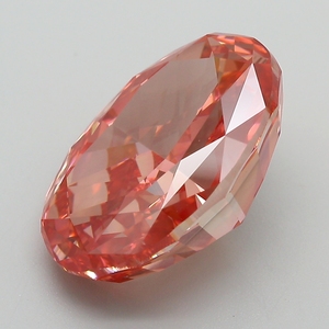 Diamant rose vif fantaisie certifié IGI, cultivé en laboratoire, taille ovale, diamant non monté pour la vente en gros de bijoux fins - Product Image 2