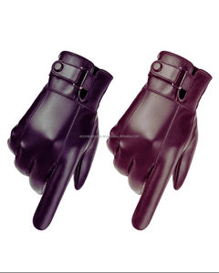 Guantes de boxeo para hombre en cuero genuino a prueba de viento de alta calidad con agarre de Palma y forro térmico para uso diario y ciclismo ODM - Product Image 4